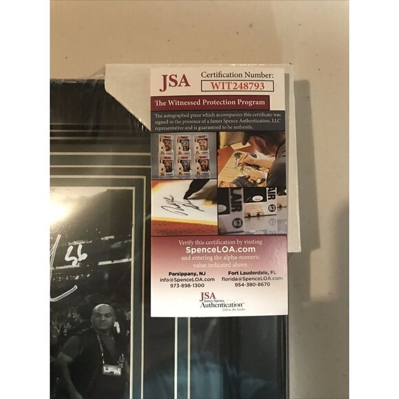 Chris Long Autograph Signed Philadelphia Eagles SB LII 8x10 Photo Framed JSA - Picture 5 of 5